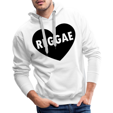 Reggae Heart - H - white
