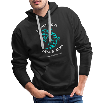 Zaya Gecko White Hoodie - black