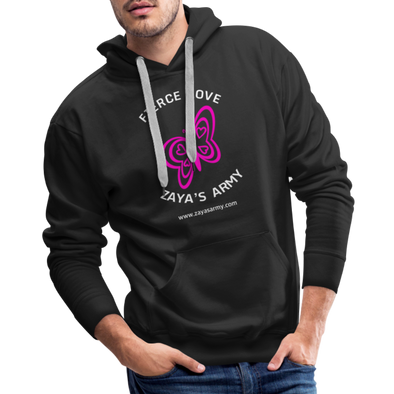 Zaya Butterfly White Hoodie - black