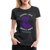 Zaya Cockatoo White Womens T-Shirt - black