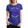 Zaya Cockatoo White Womens T-Shirt - royal blue