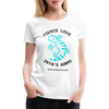 Zaya Gecko Womens T-Shirt - white