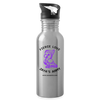 Zaya Cockatoo Water Bottle - silver