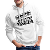 Addicted to Books & Coffee - Hoodie - white