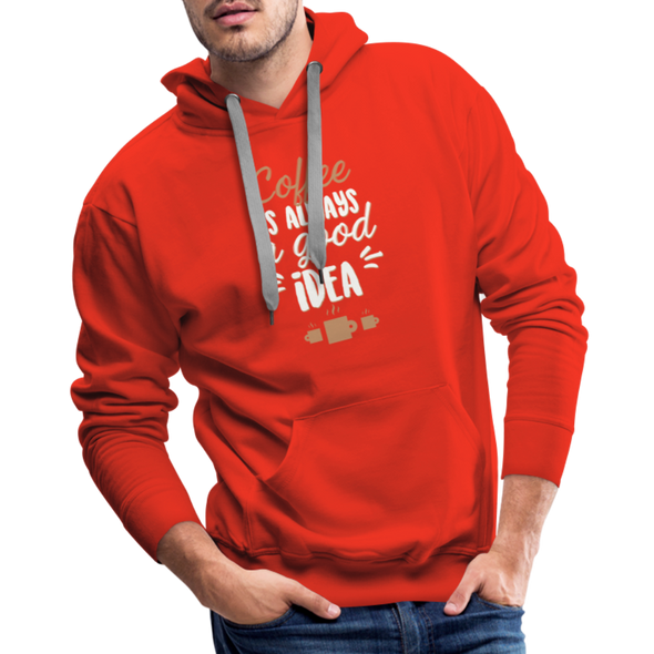 Coffee Is Always A Good Idea - Hoodie2 - red