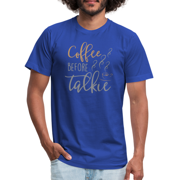 Coffee Before Talkie - Men - royal blue