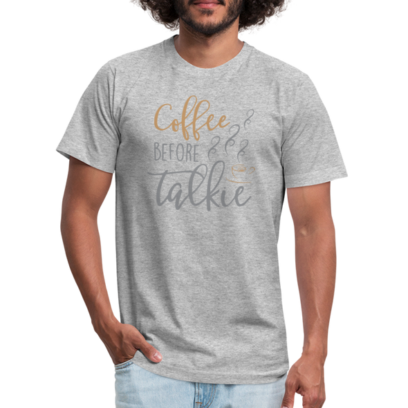 Coffee Before Talkie - Men - heather gray