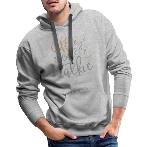 Coffee Before Talkie - Hoodie - heather grey