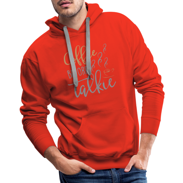 Coffee Before Talkie - Hoodie - red