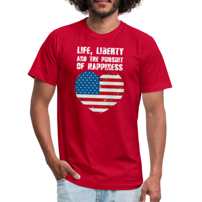 Life Liberty Happiness - Men - red