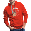 Bark Less Wag More - Hoodie - red