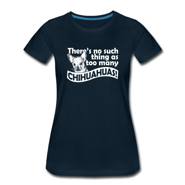 Too Many Chihuahuas - Women - deep navy