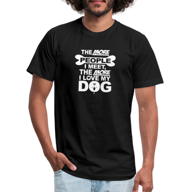 The More People I Meet Dog - Men - black