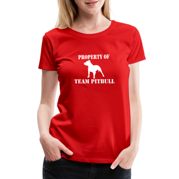Property Of Team Pitbull - Women - RED