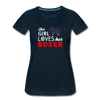 This Girl Loves Her Boxer - Women - deep navy