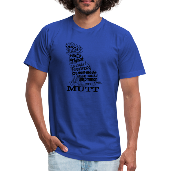 Mutt Words - Men - ROYAL BLUE