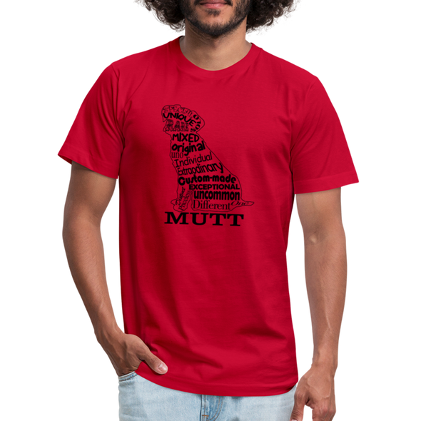 Mutt Words - Men - RED