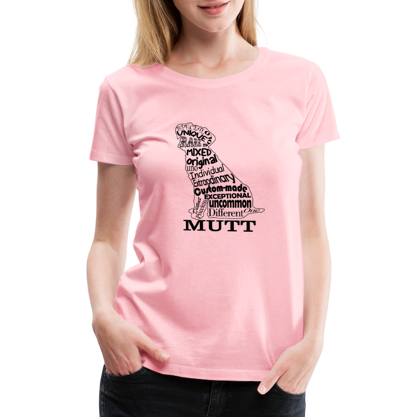 Mutt Words - Women - PINK