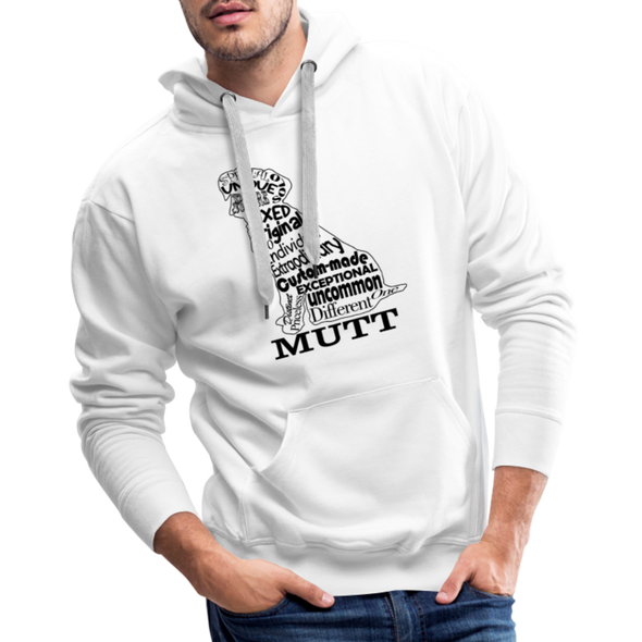 Mutt Words - Hoodie - WHITE