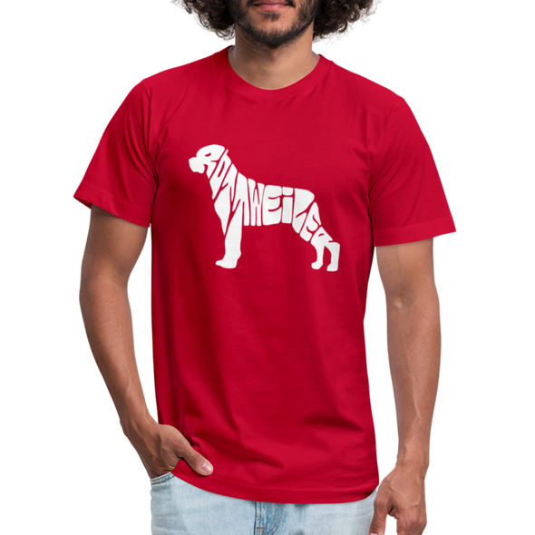 Rottweiler Letters - Men - RED