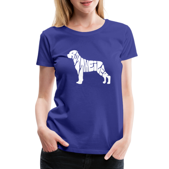Rottweiler Letters - Women - ROYAL BLUE