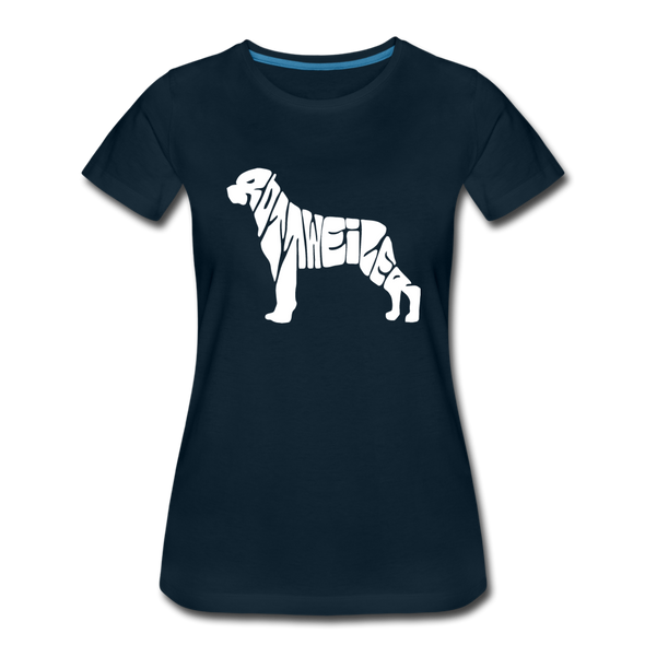 Rottweiler Letters - Women - deep navy