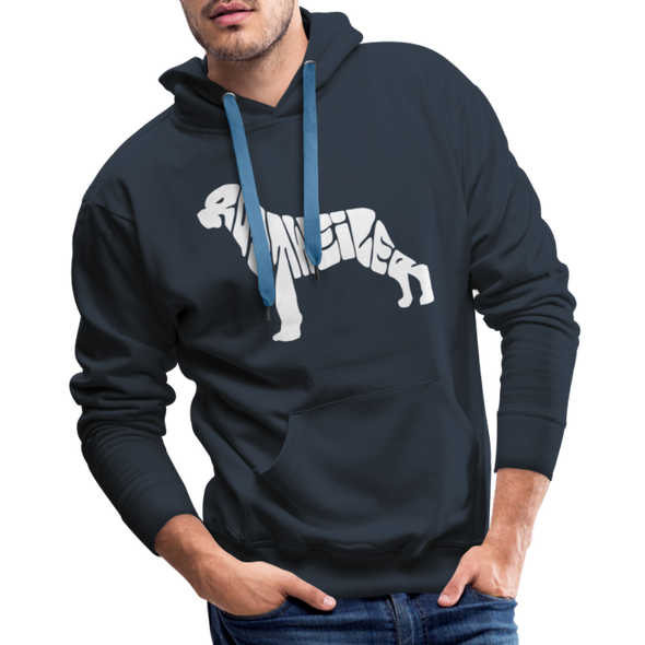 Rottweiler Letters - Hoodie - navy