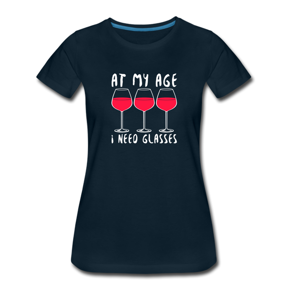 At My Age I Need Glasses2 - Women - deep navy