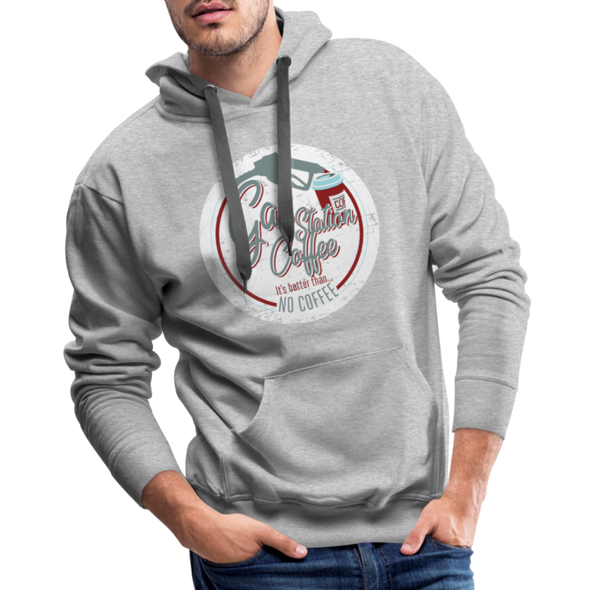 Gas Station Coffee2 - Hoodie - GRAY