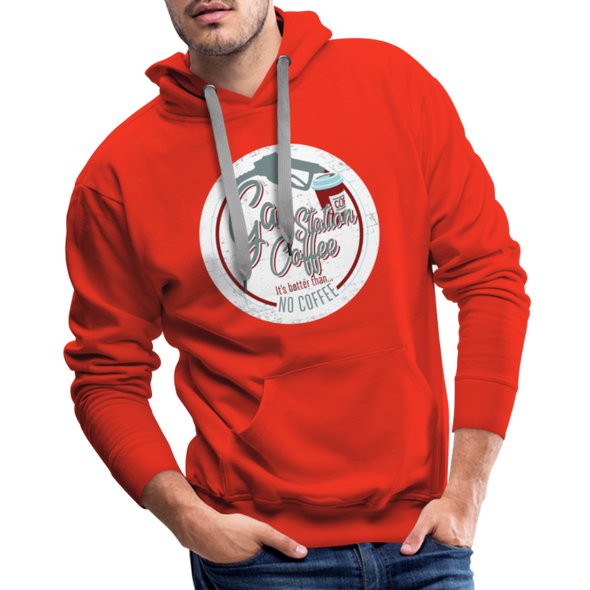 Gas Station Coffee2 - Hoodie - RED