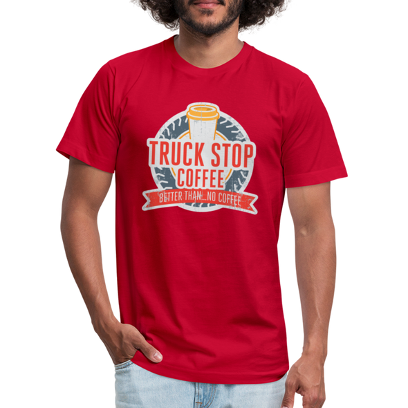 Truck Stop Coffee2 - Men - RED