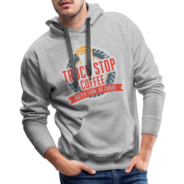 Truck Stop Coffee2 - Hoodie - GRAY