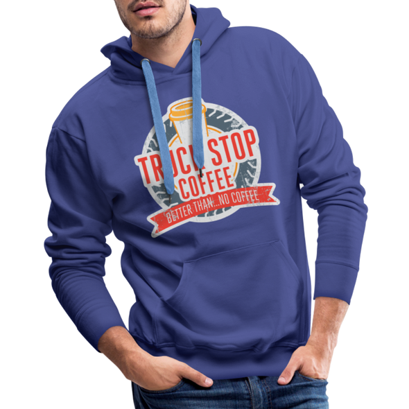 Truck Stop Coffee2 - Hoodie - ROYAL BLUE