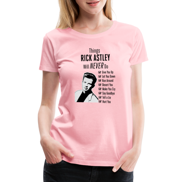Things Rick Astley Will Never Do WH2 - Women - PINK