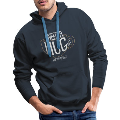 I Need a HUGe Cup Of Coffee2 - Hoodie - navy