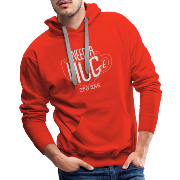 I Need a HUGe Cup Of Coffee2 - Hoodie - red