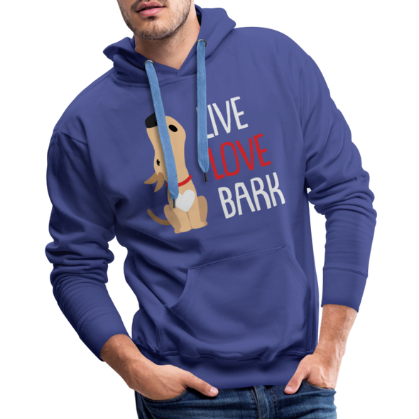 Live Love Bark2 - Hoodie - royalblue