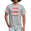 Coffee Work Wine Sleep Repeat2 - Men - heather gray