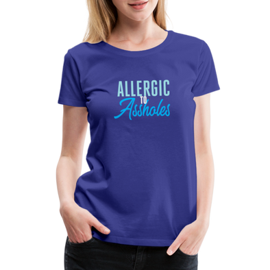 Allergic To Assholes2 - Women - royal blue