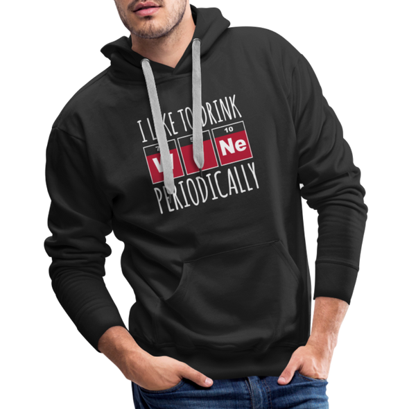 I Like To Drink Wine Periodically2 - Hoodie - black