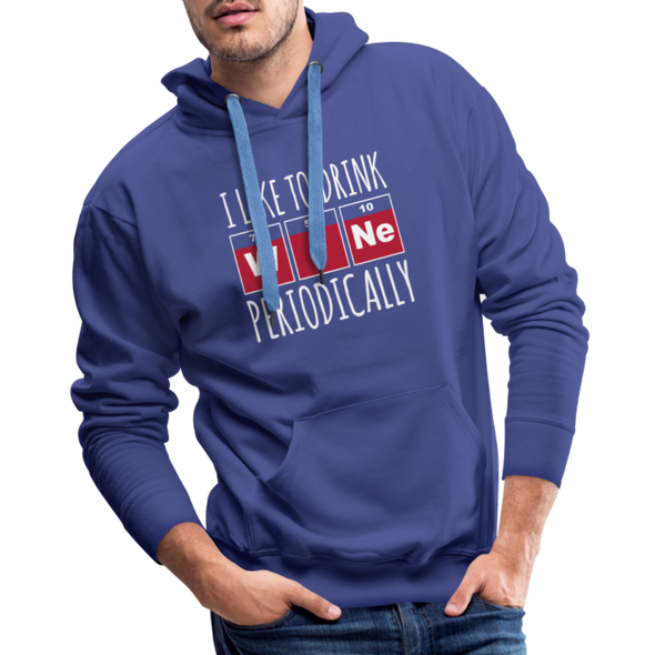 I Like To Drink Wine Periodically2 - Hoodie - royalblue