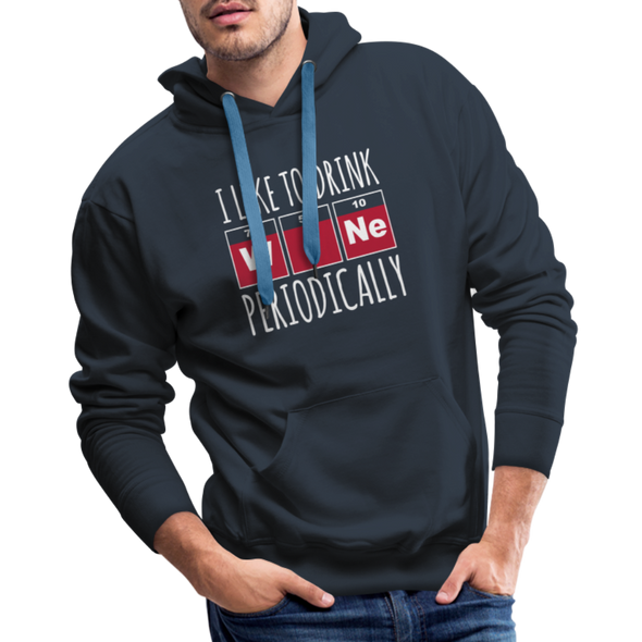 I Like To Drink Wine Periodically2 - Hoodie - navy