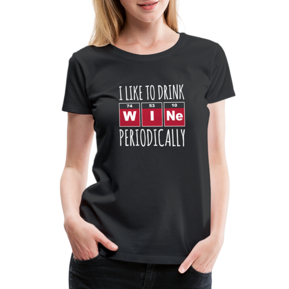 I Like To Drink Wine Periodically2 - Women - black
