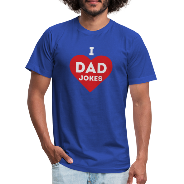 I Love Dad Jokes2 - Men - royal blue