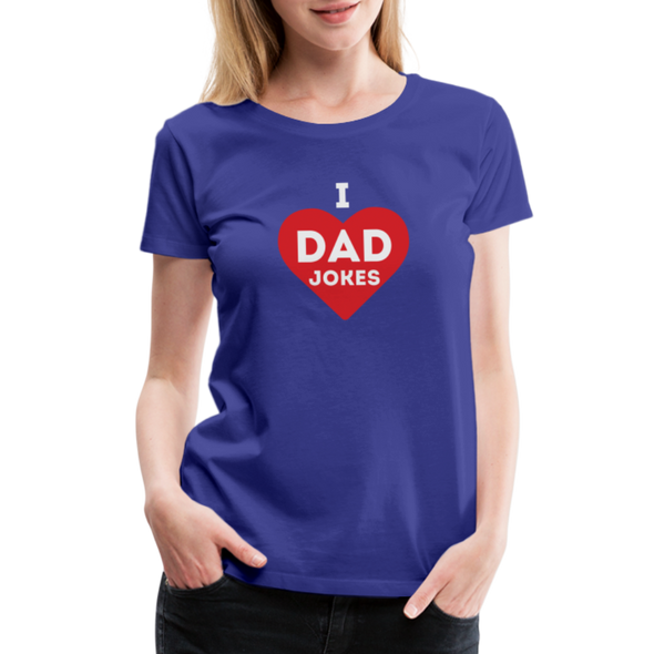 I Love Dad Jokes2 - Women - royal blue