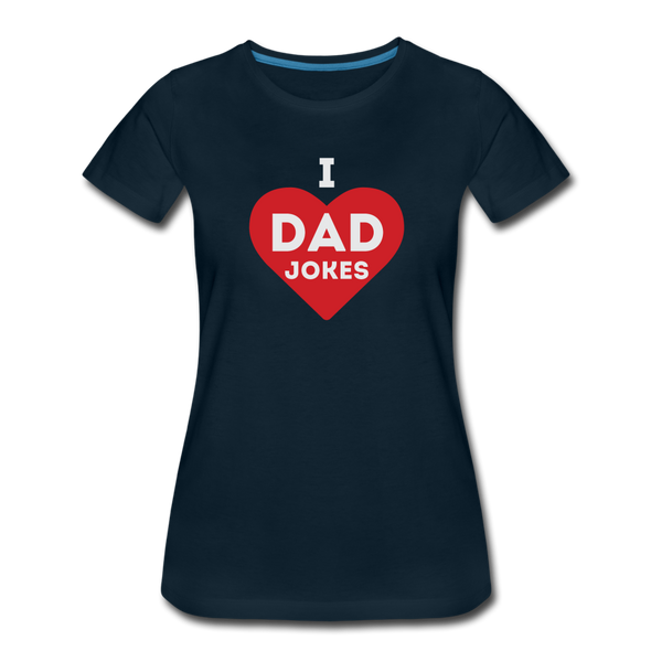 I Love Dad Jokes2 - Women - deep navy