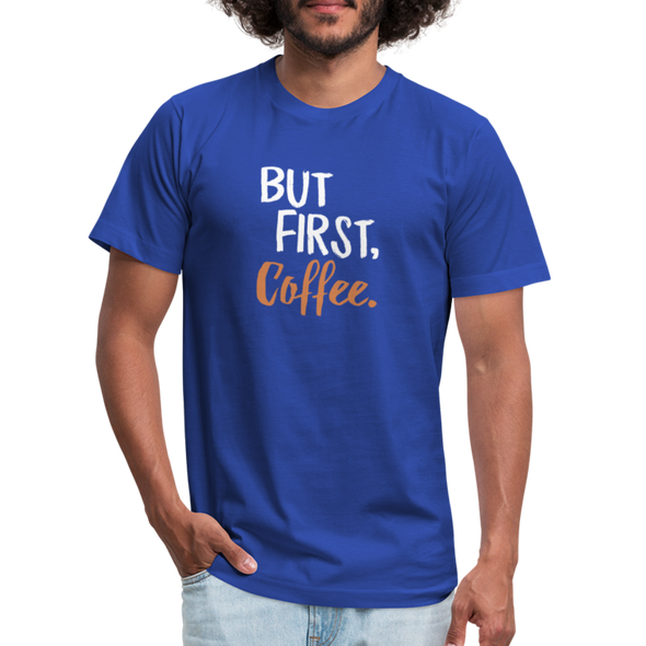 But First Coffee2 - Men - royal blue