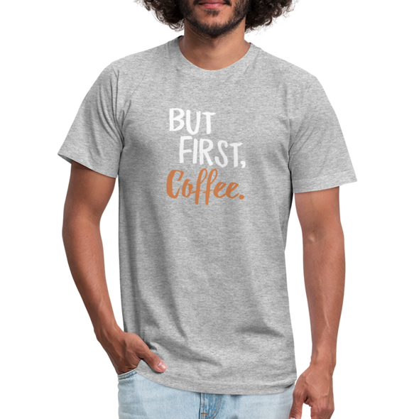 But First Coffee2 - Men - heather gray