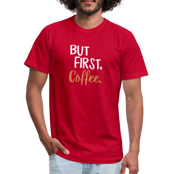 But First Coffee2 - Men - red