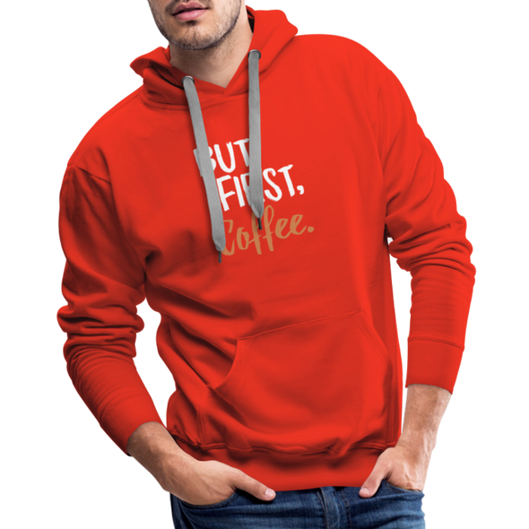 But First Coffee2 - Hoodie - red